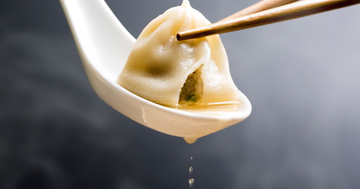 台湾タンパオ天五店の小籠包